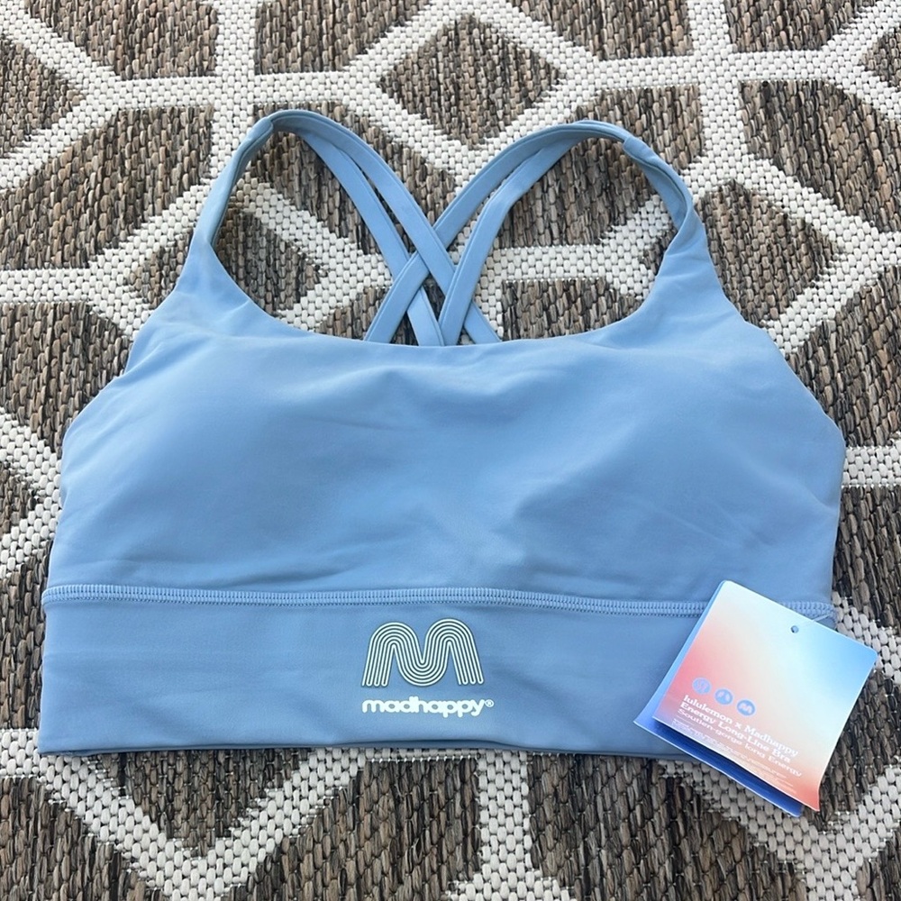 Lululemon x Madhappy Energy Light Blue Sports Bra - Picture 7 of 7